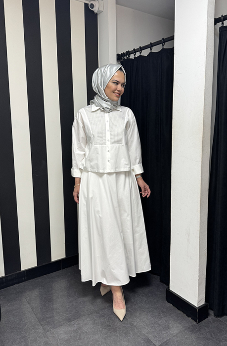 Bey's Açelya Takım EKRU - 3