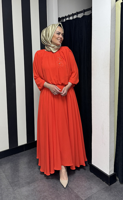 Bey's Şifon Bluz Takım NarÇiceği - 1