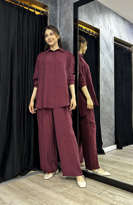 Cloche Hera Pantolon BORDO - 1