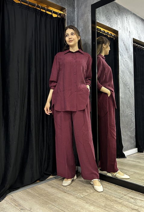 Cloche Hera Pantolon BORDO - 3