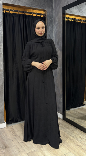 Cloche Jasmin Elbise SİYAH - 3