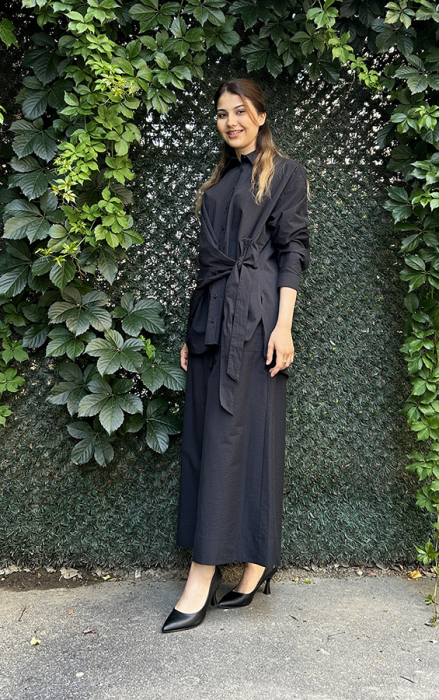 Cloche Oli Bol Pantolon SİYAH - 1