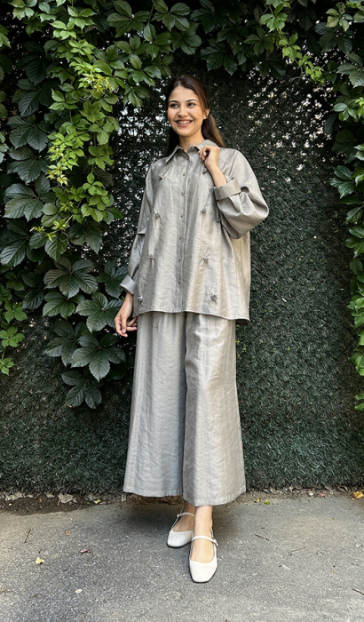 Cloche Osi Bol Pantolon GRİ - 1