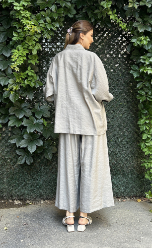 Cloche Osi Bol Pantolon GRİ - 5