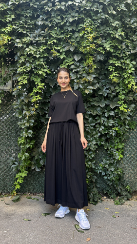 Cloche Tril Bol Pantolon SİYAH - 2