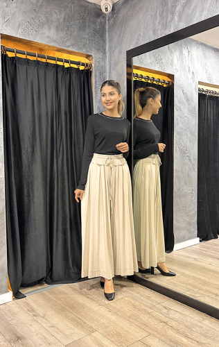 Cloche Tril Bol Pantolon TAŞ - 1