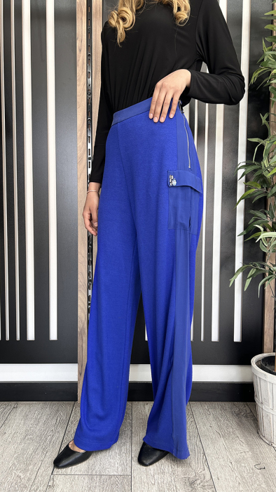 Hukka Cebi Taş Detaylı Tensel Pantolon SAKS - 1
