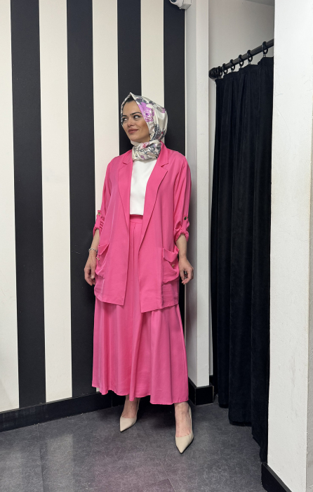Hukka Ceket PEMBE - 2