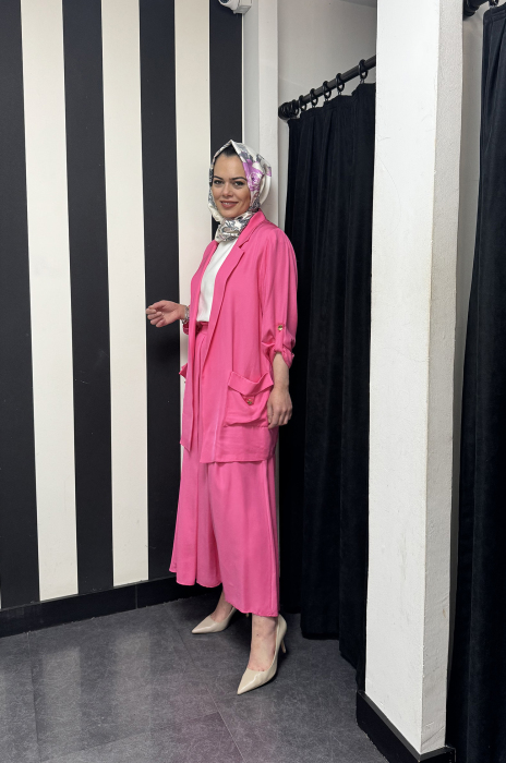 Hukka Ceket PEMBE - 3