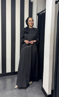 Jamila Sarah Bade Elbise SİYAH - 2