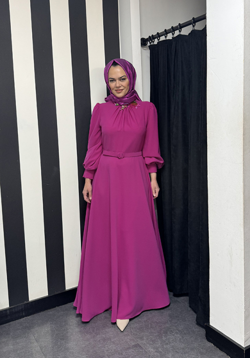 Jamila Sarah Dilan Elbise Böğürtlen - 2