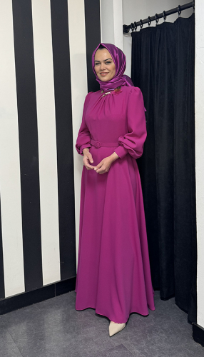 Jamila Sarah Dilan Elbise Böğürtlen - 1
