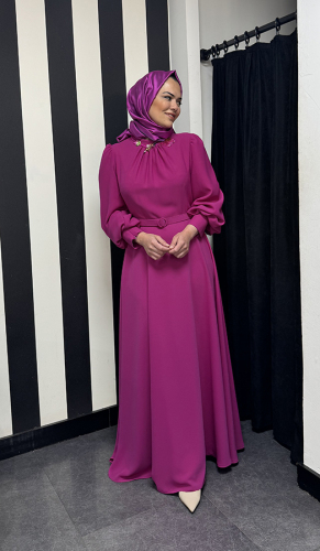 Jamila Sarah Dilan Elbise Böğürtlen - 3