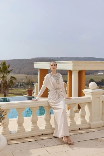 Jamila Sarah İzge Elbise TAŞ - 5