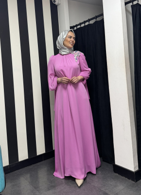Jamila Sarah Leylak Elbise LEYLAK - 2