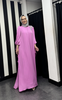 Jamila Sarah Leylak Elbise LEYLAK - 3