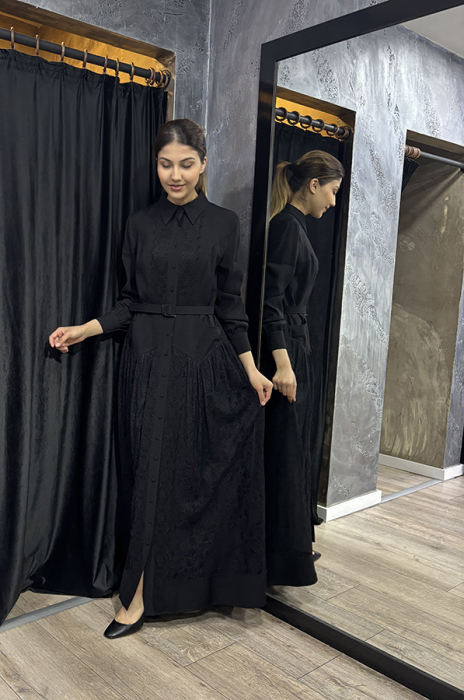 Jamila Sarah Meyra Elbise SİYAH - 1