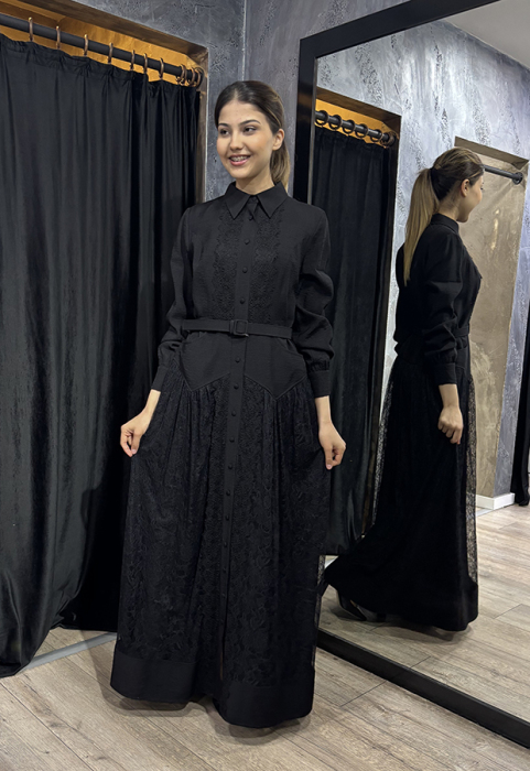Jamila Sarah Meyra Elbise SİYAH - 4