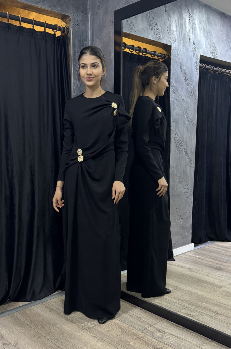 Jamila Sarah New Lal Elbise SİYAH - 4
