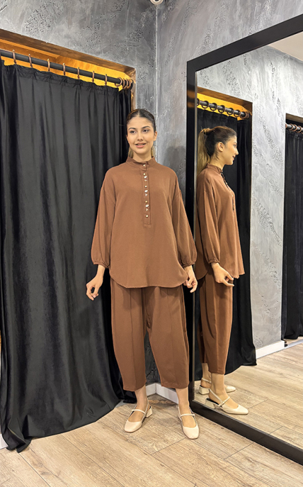 MerWish Meramit Takım KAHVERENGİ - 3