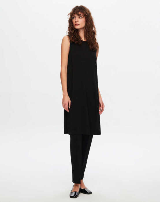 Miss Dalida Basic Kolsuz Triko Tunik BLACK - 1