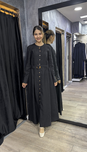 Miss Dalida Beli Kemerli Ceket BLACK 