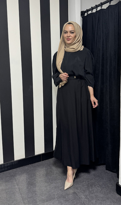 Miss Whence Cupra Tunik SİYAH - 2