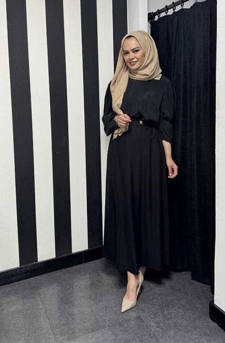 Miss Whence Cupra Tunik SİYAH - 3