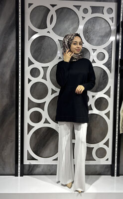Miss Whence İspanyol Paça Pantolon BEYAZ - 1