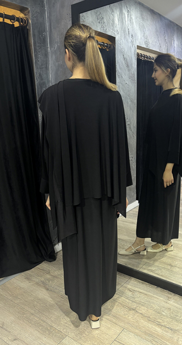 Noi Elenay Şal Yaka Bolero SİYAH - 3