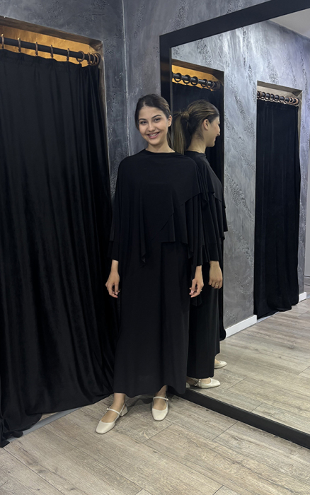 Noi Elenay Şal Yaka Bolero SİYAH - 4
