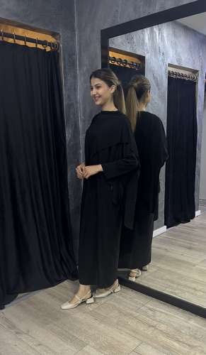 Noi Elenay Şal Yaka Bolero SİYAH - 5
