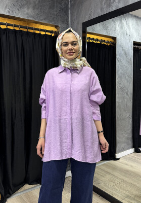 Nuss Oversize Gömlek LİLA 