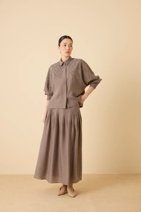 Qupra Ayase Tensel Takım KAHVE - 2