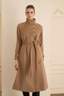 Senna Gabrielle Coat CAMEL - SENNA DESİGN