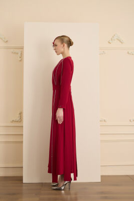 Senna Tease Dress BORDO - 3