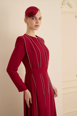 Senna Tease Dress BORDO - 2