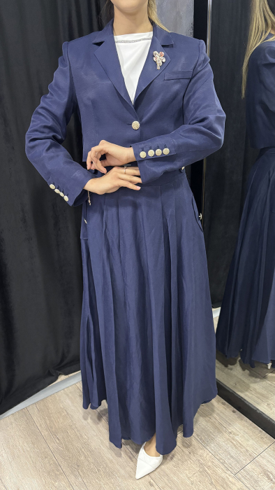 Vuu Kloş Etek LACİVERT - 3