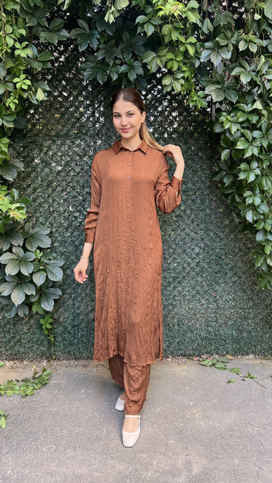 YaQa Cindrella Pantolon KAHVE - 1
