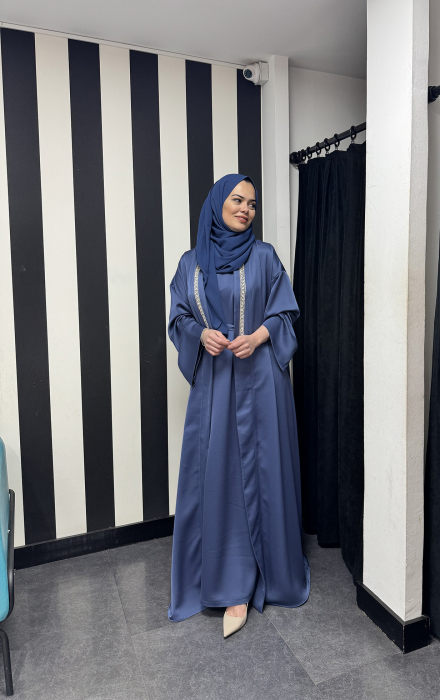 YaQa Thira Abaya İkili Takım İNDİGO - 2