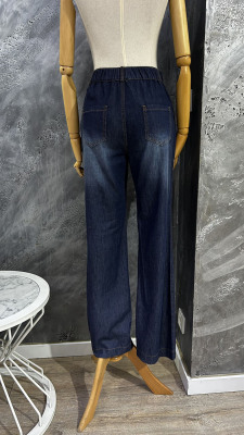 Yeşim Özcan Denim Pantolon LACİVERT - 2